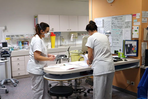 salle de soins chirurgie gastroentérologie hôpital Narbonne